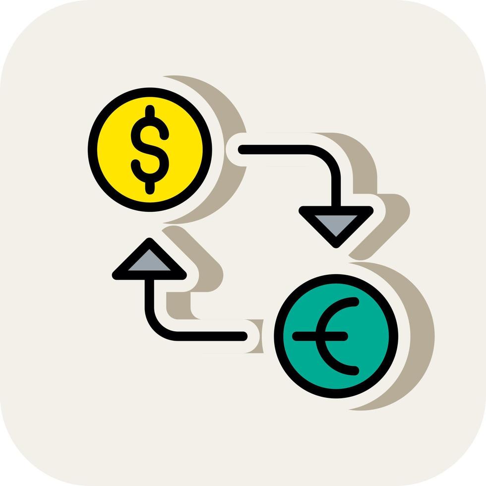 Currency Exchange Vector Icon Design