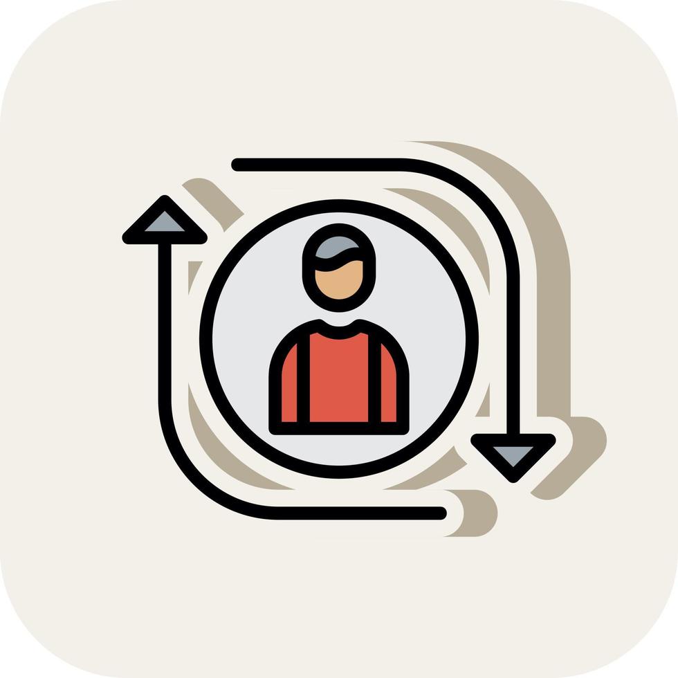 Customer Retention Vector Icon Design