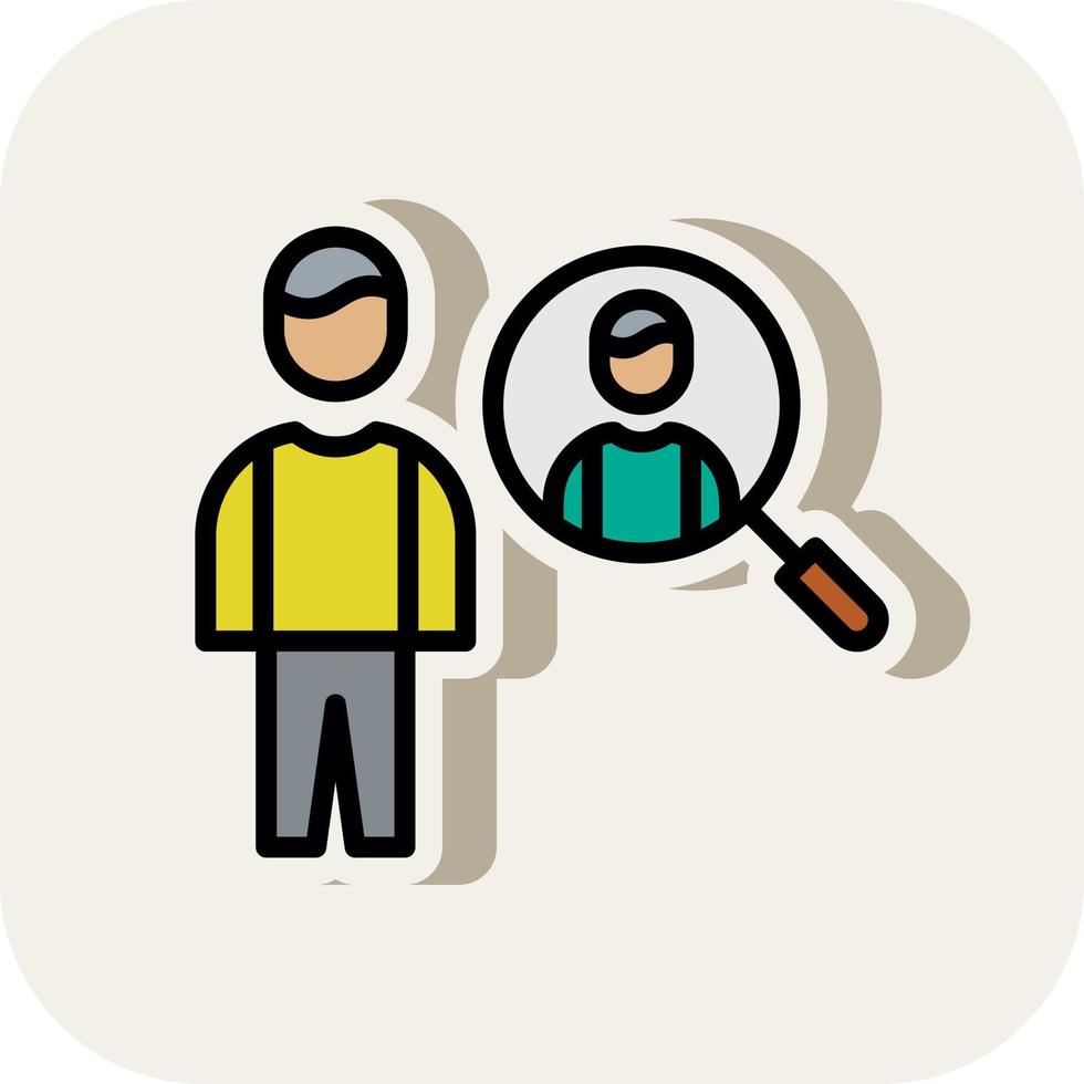 Customer Discovery Vector Icon Design