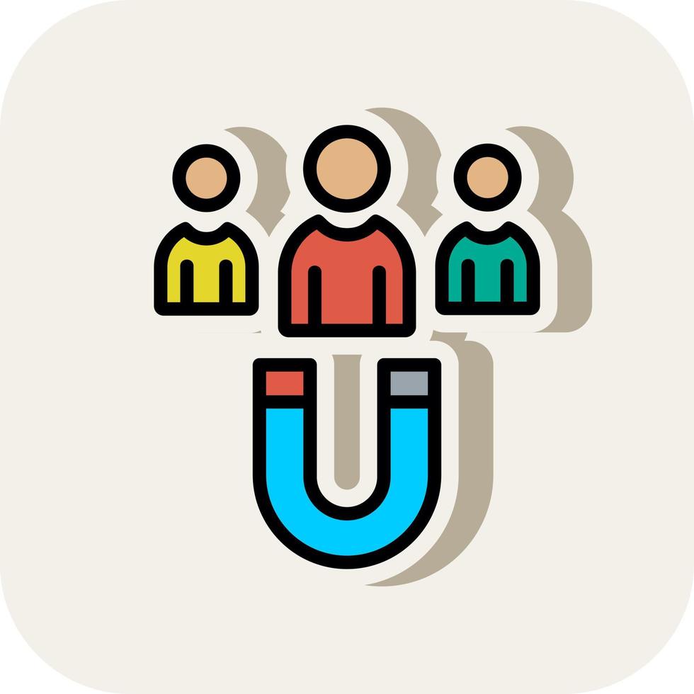 Lead Generation Vector Icon Design