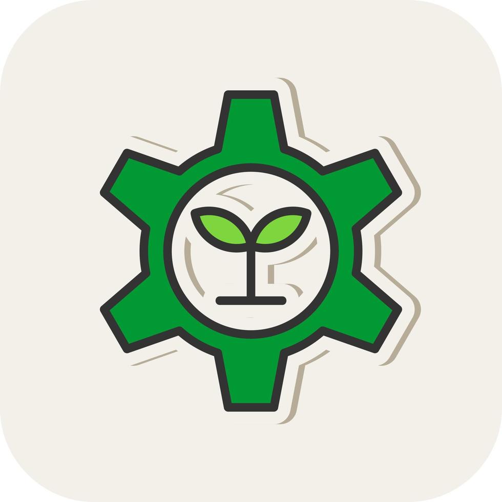 Ecological Object Vector Icon Design