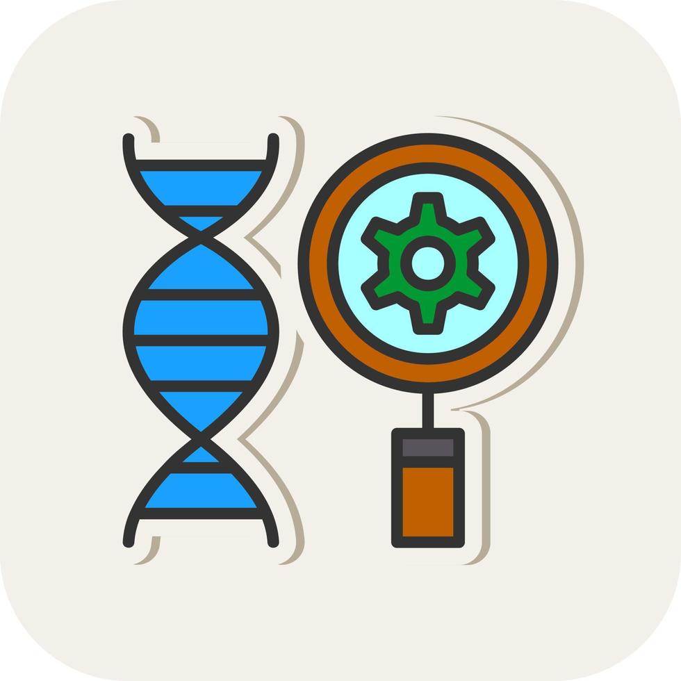 Genetic Finding Vector Icon Design