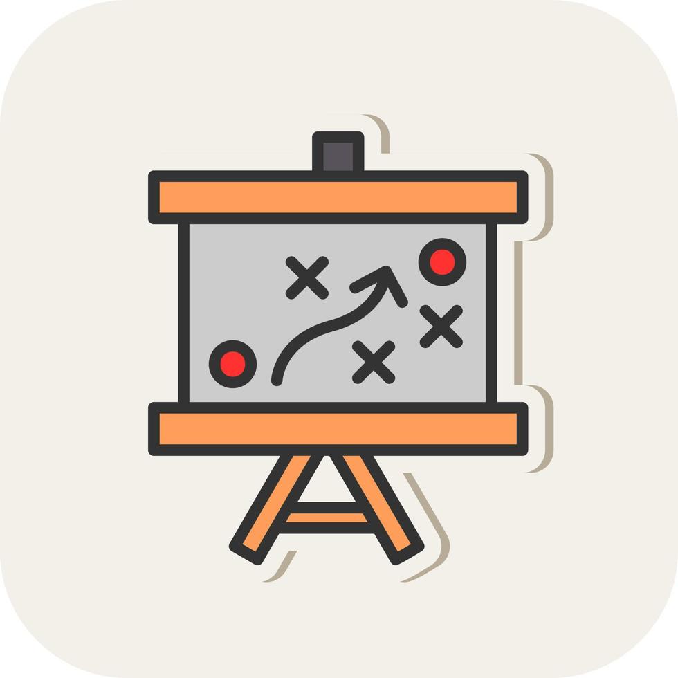 Contra Strategy Vector Icon Design