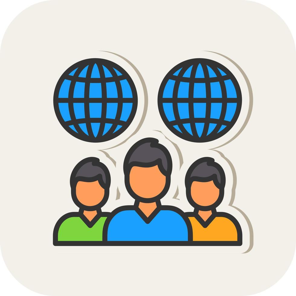 Community Vector Icon Design