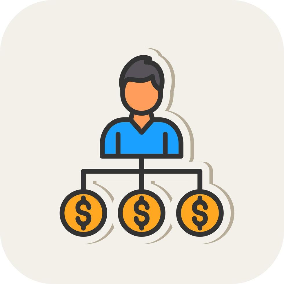 Affiliate Marketing Vector Icon Design