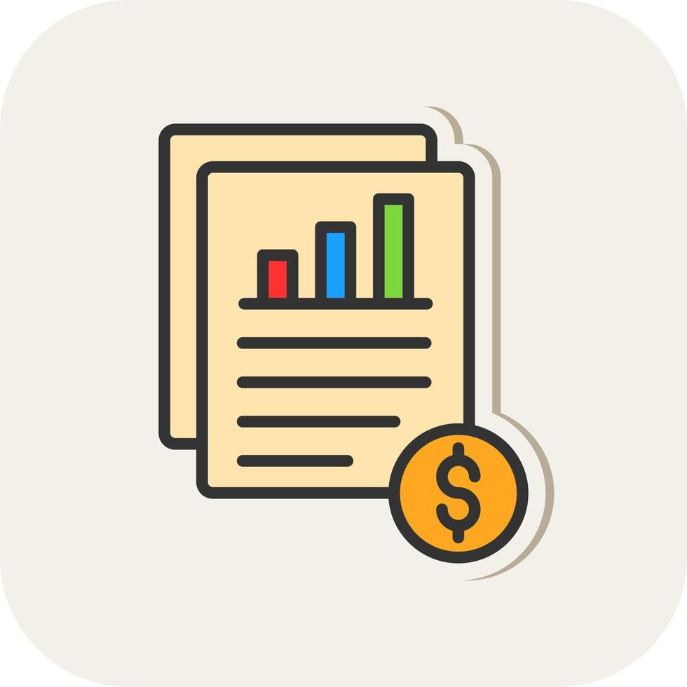 Income Statement Vector Icon Design