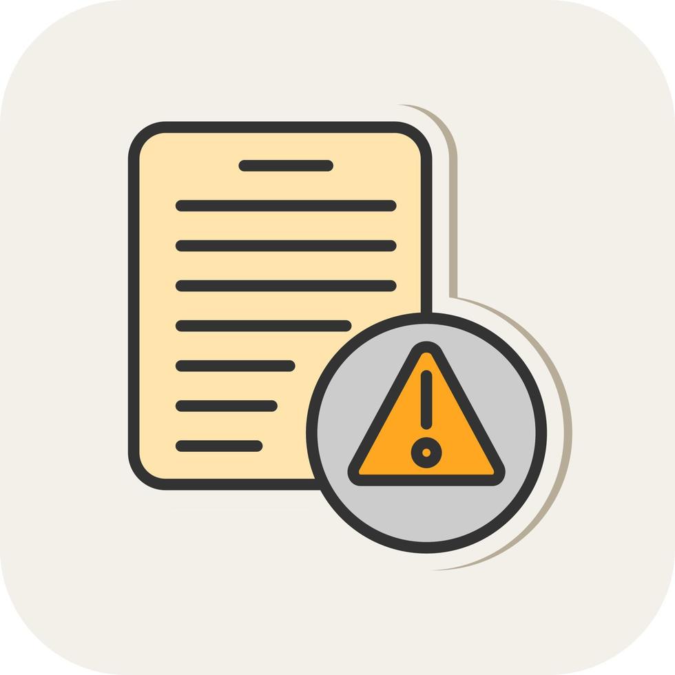 Risk Vector Icon Design