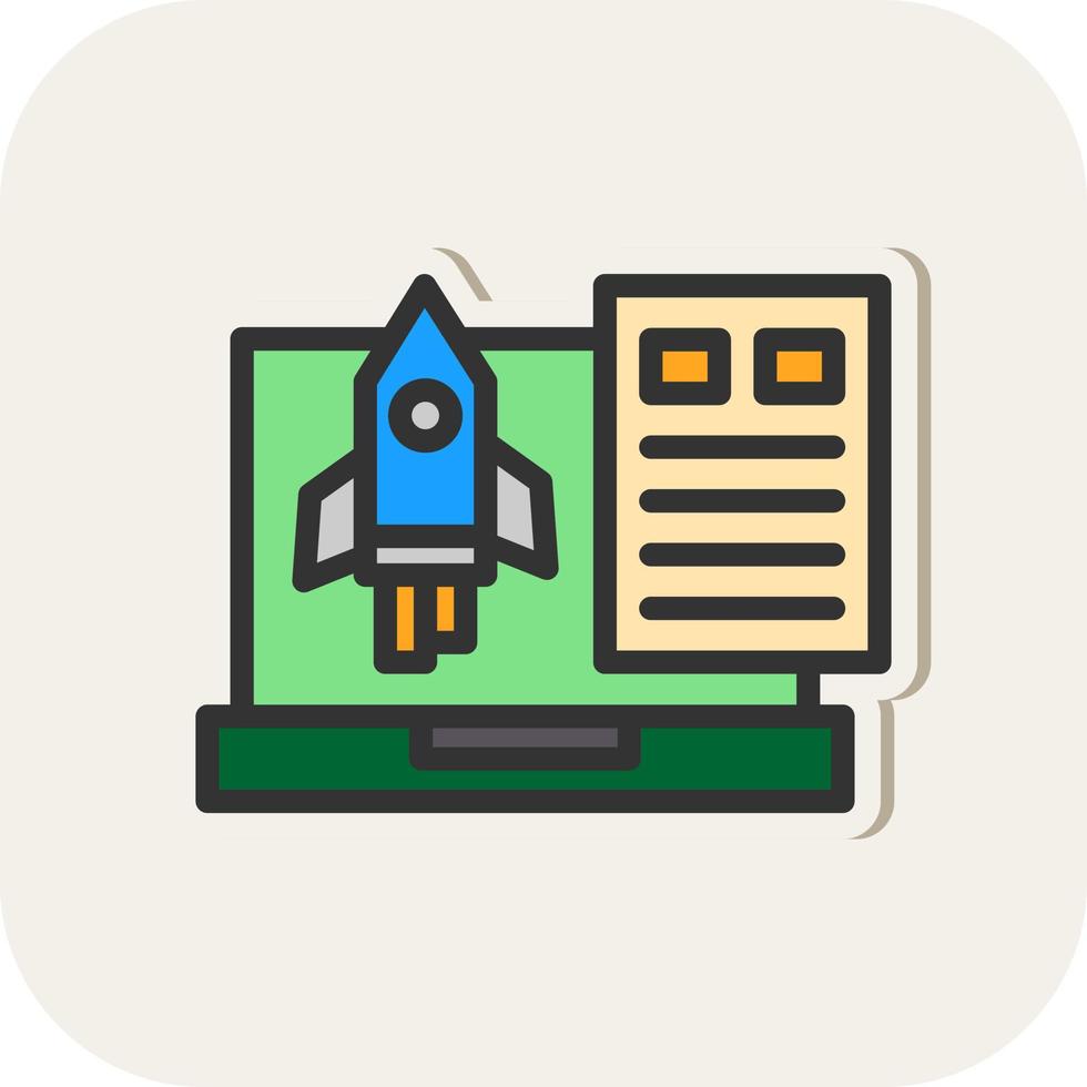 Launch Vector Icon Design