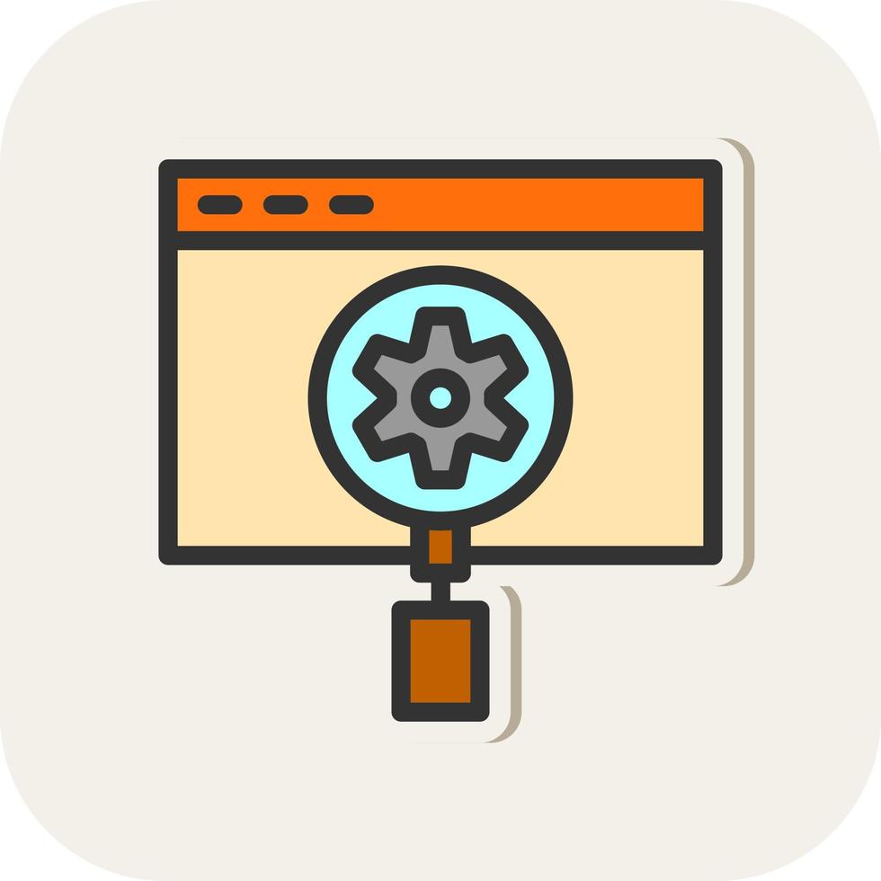 Search Engine Optimisation Vector Icon Design