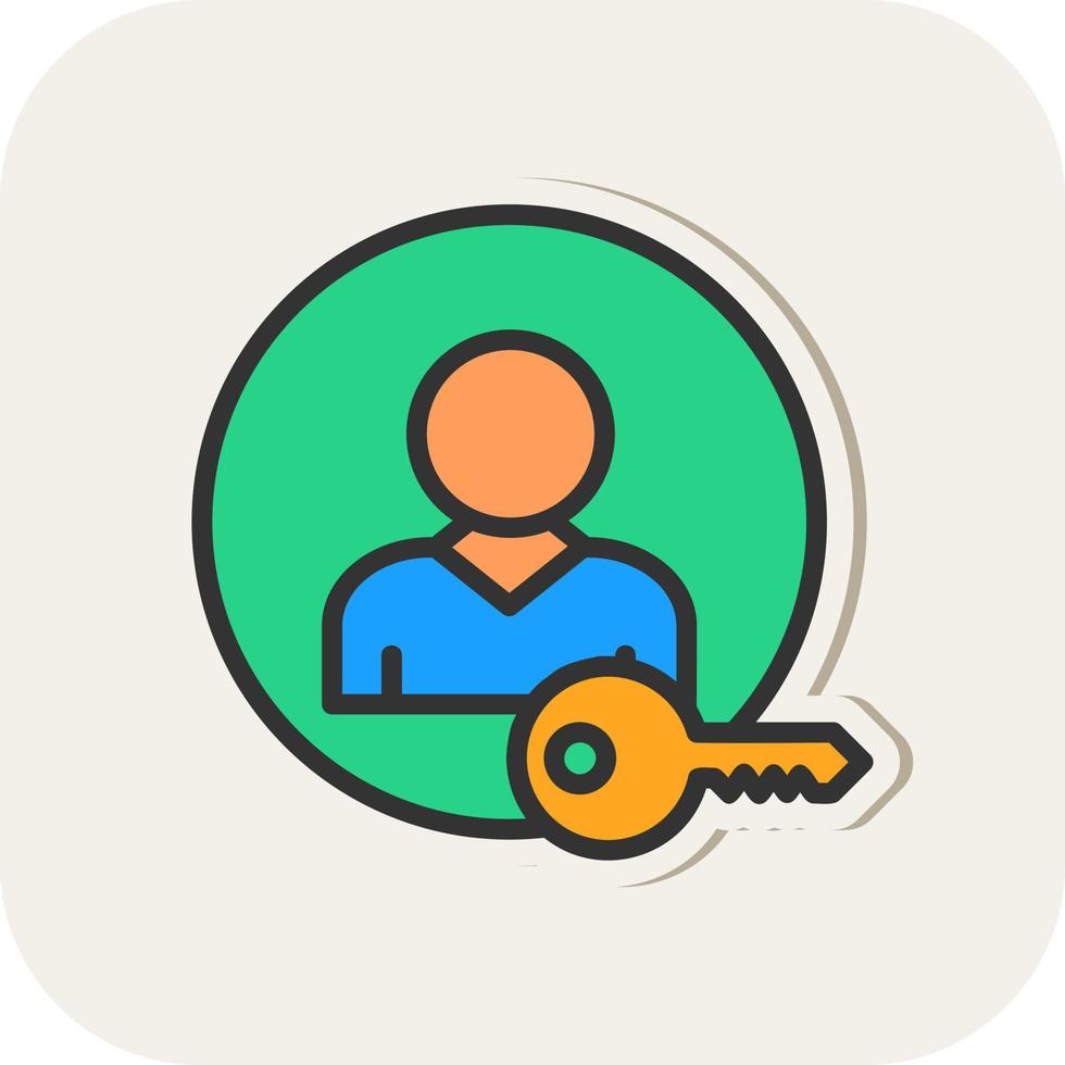 Key Accounts Vector Icon Design