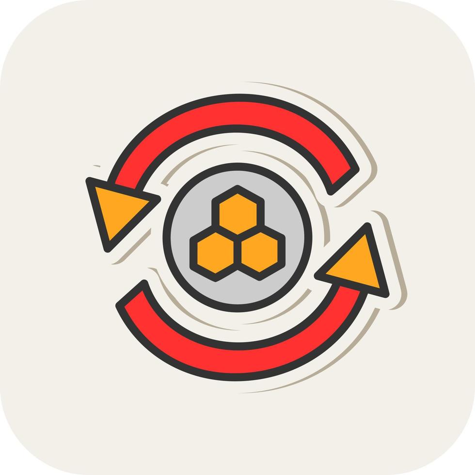 Cell Reprogramming Vector Icon Design