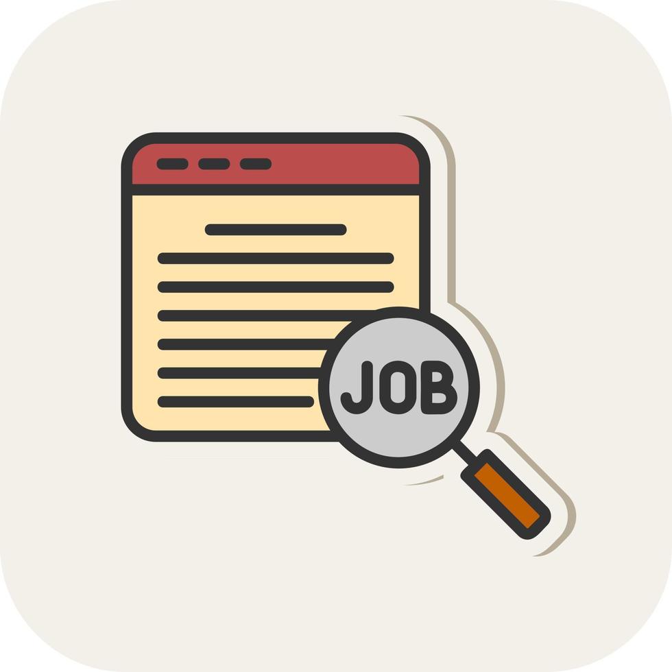 Job Vector Icon Design