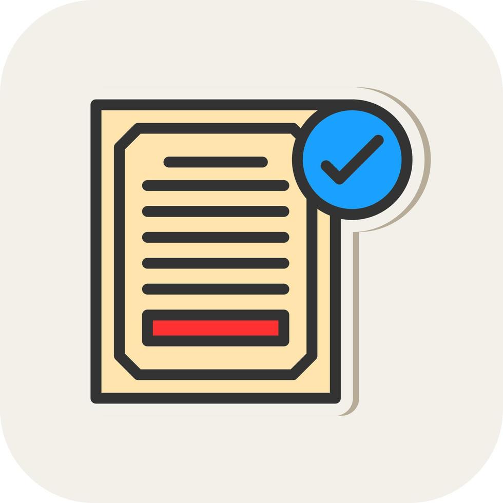 Articles Of Incorporation Vector Icon Design