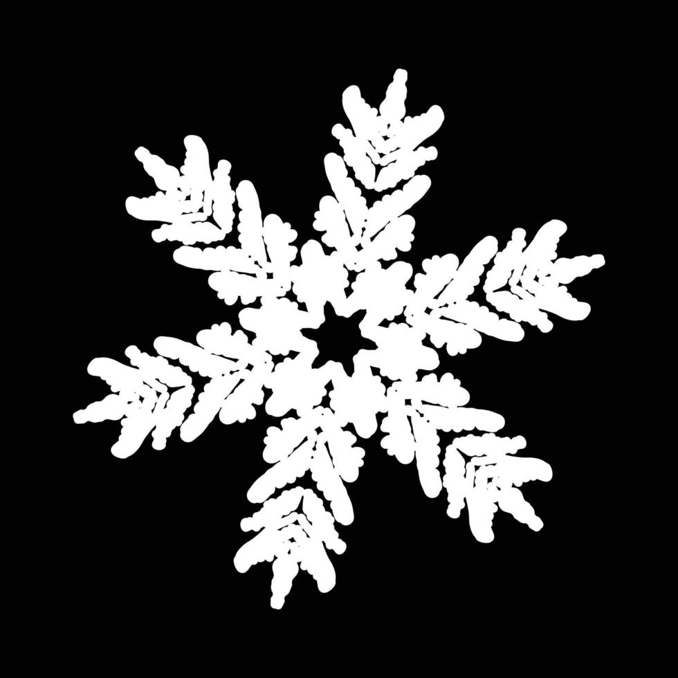 Snowflake icon .sample vector. vector