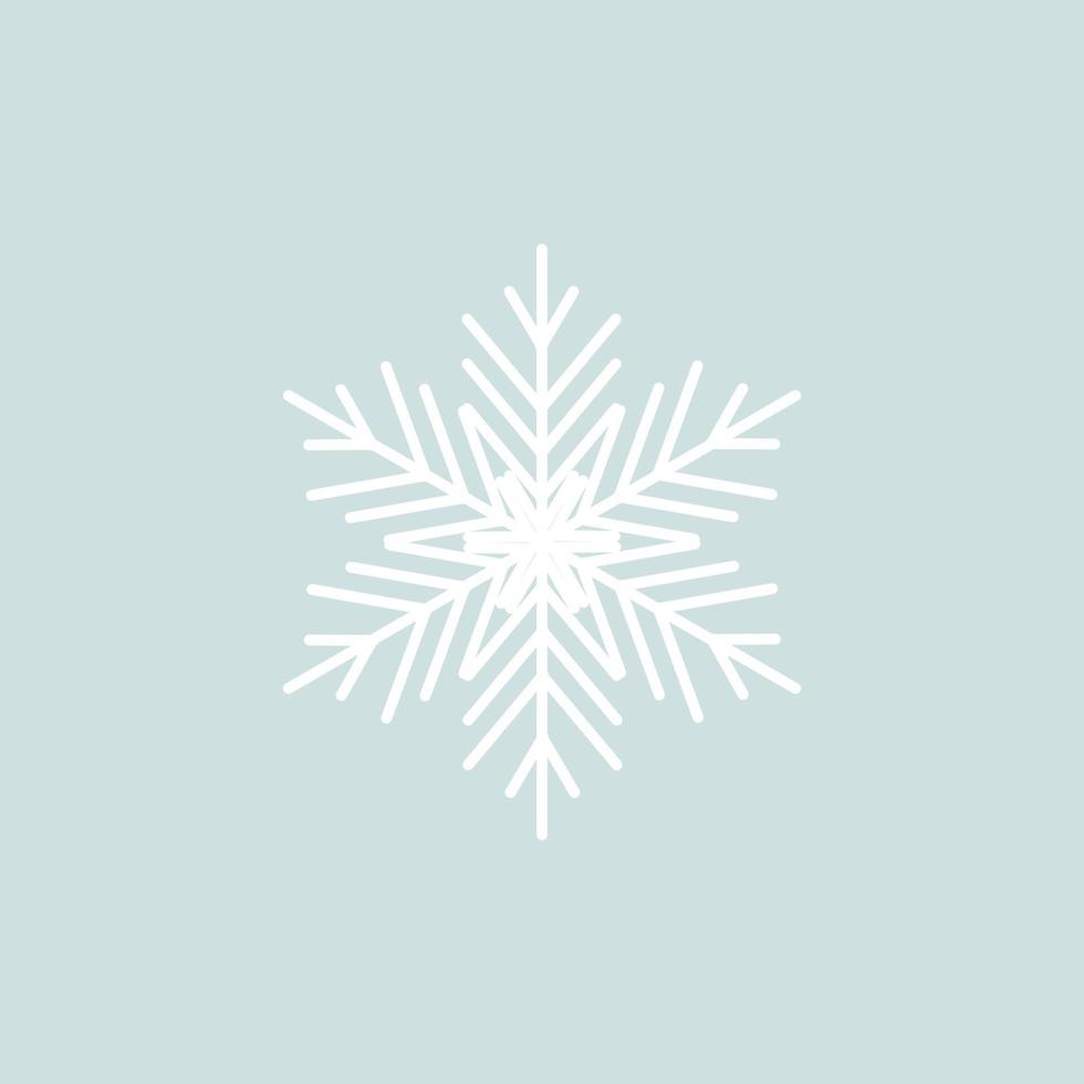 Snowflake icon .sample vector. vector