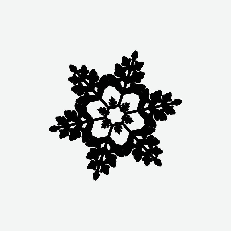 Snowflake icon .sample vector. vector