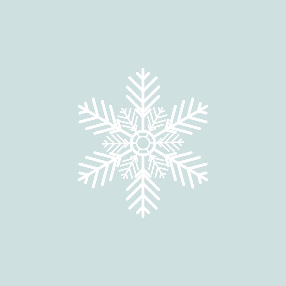 Snowflake icon .sample vector. vector