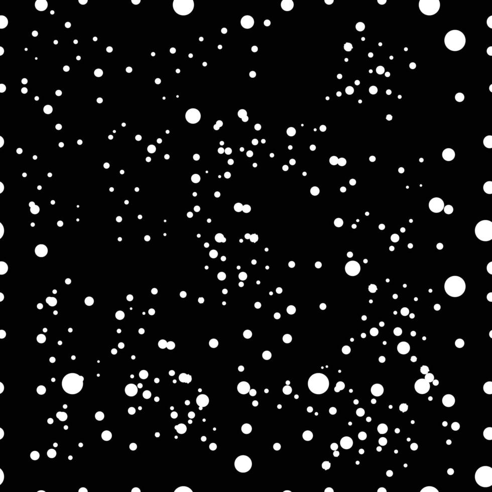 random white dot on black background vector