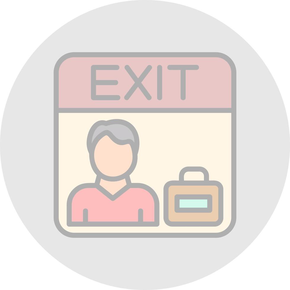 Exit Interview Vector Icon Design