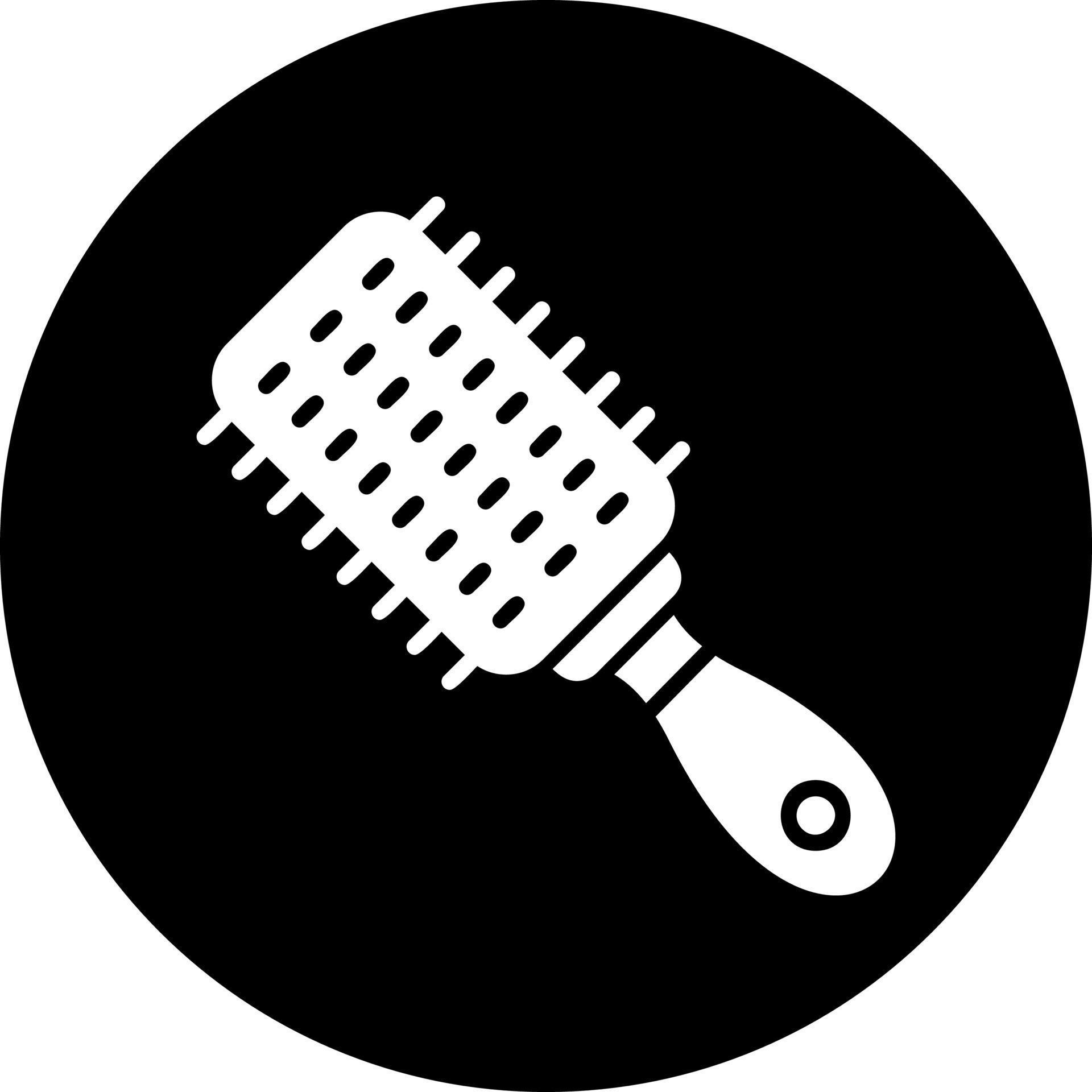 Hair Brush Vector Icon 20721400 Vector Art at Vecteezy