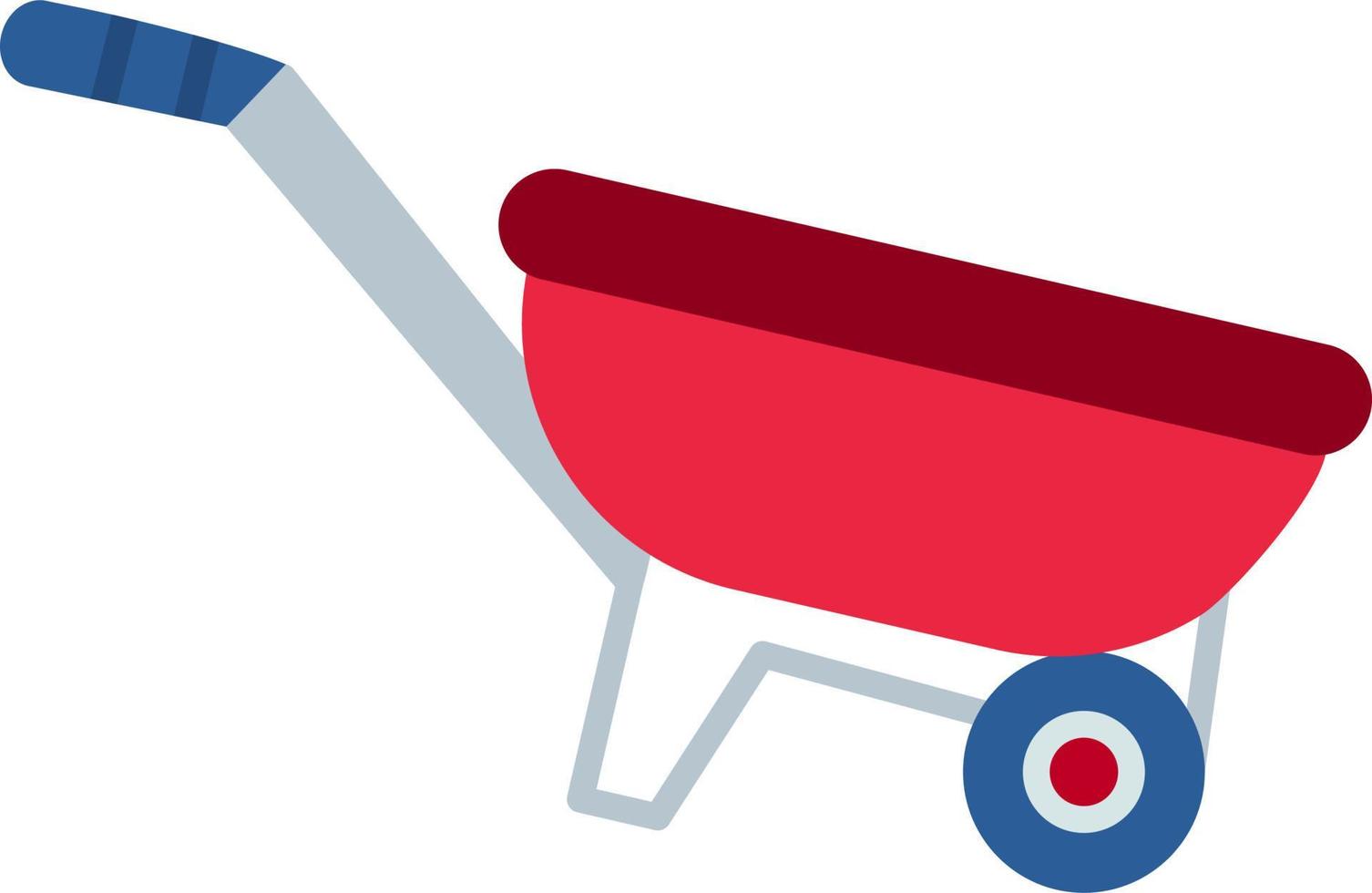 Wheel Barrow Vector Icon