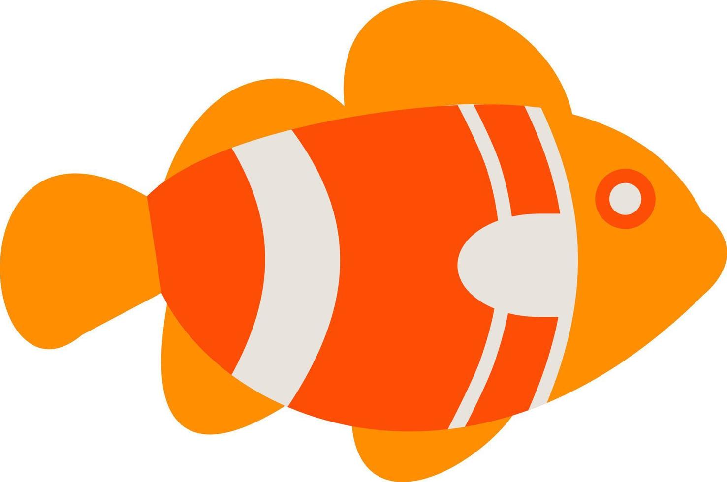 Clown Fish Vector Icon