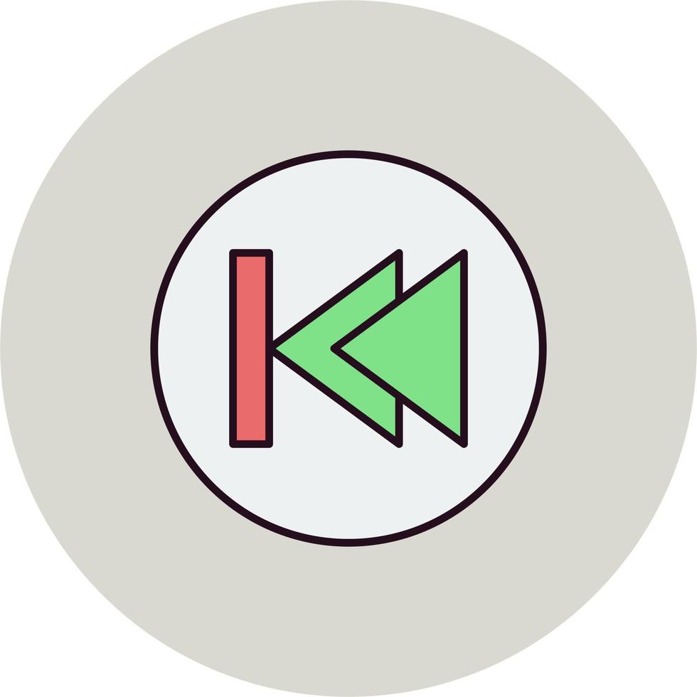 Previous track Vector Icon