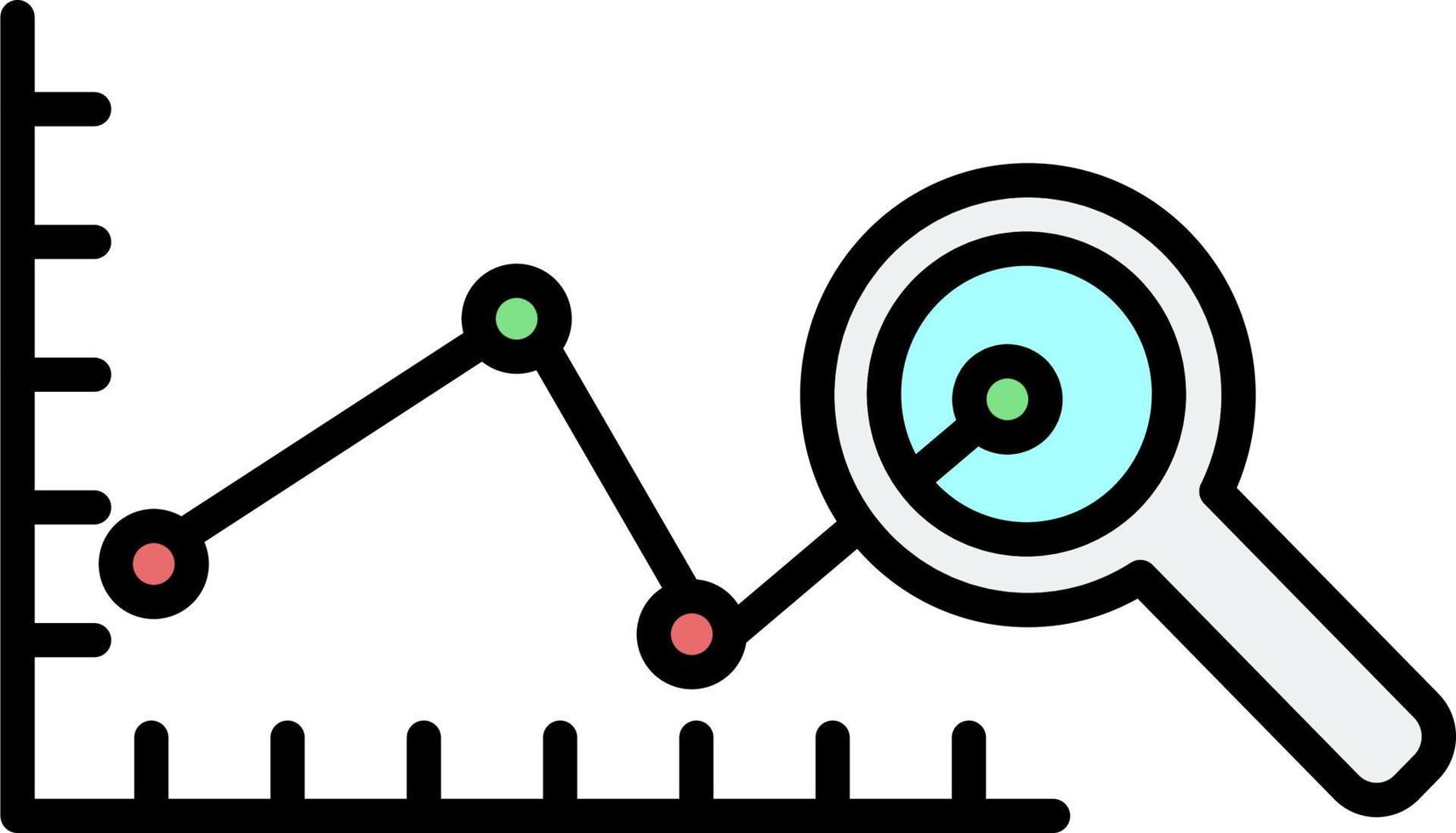 Predictive Chart Vector Icon