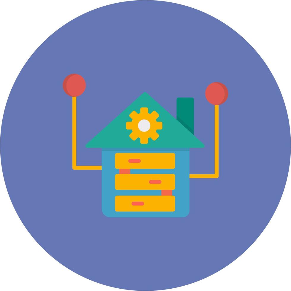 Data Warehouse Vector Icon