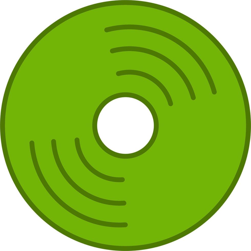 icono de vector de disco compacto