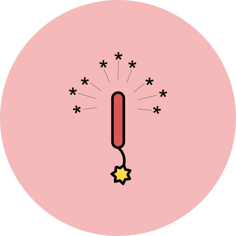 Sparkler Vector Icon