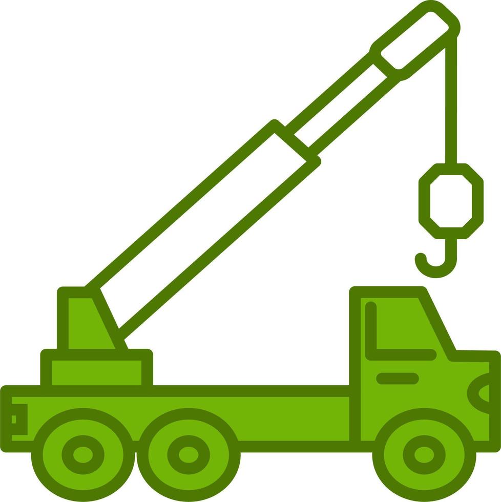 Crane truck Vector Icon