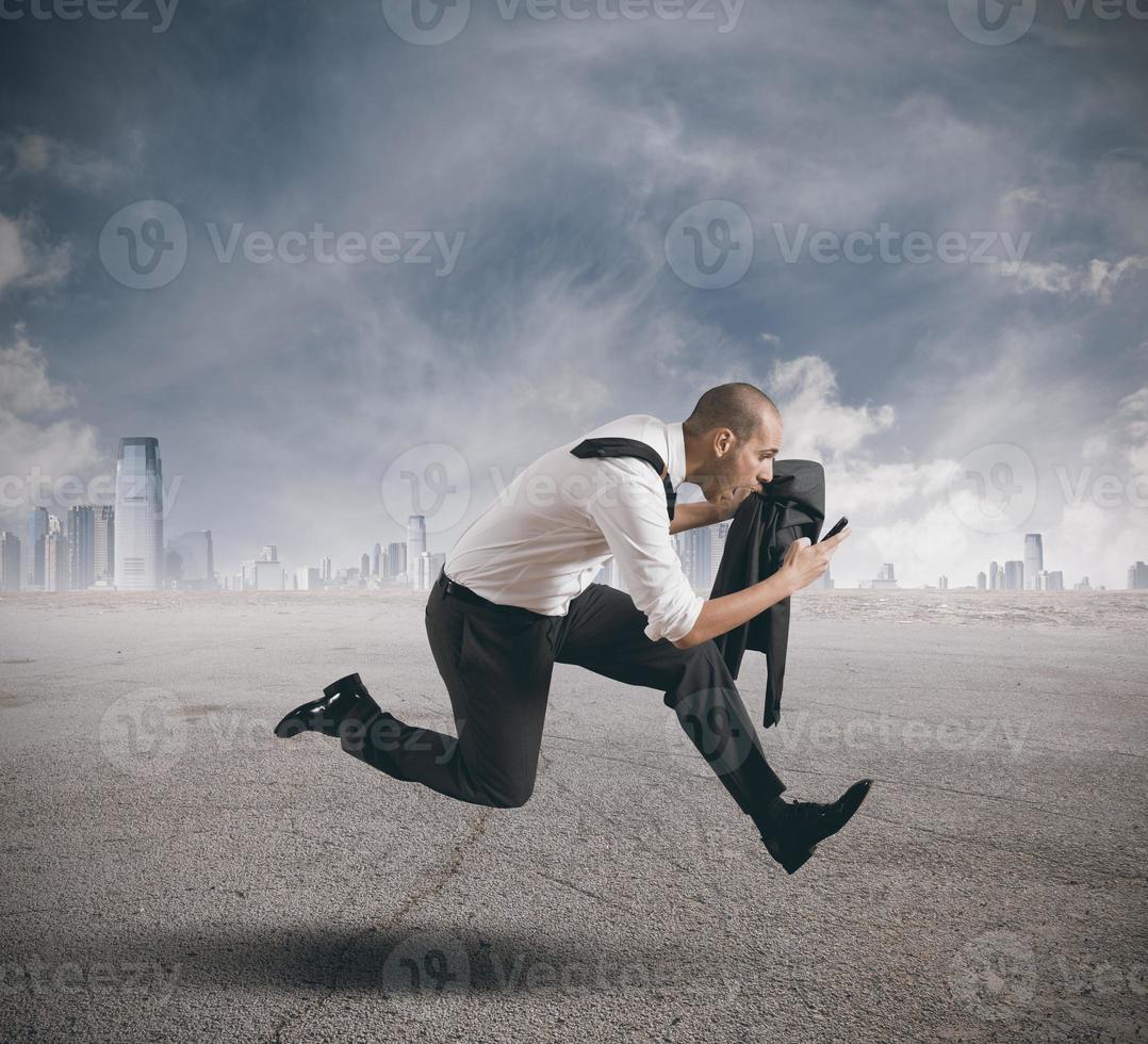 Business in action photo