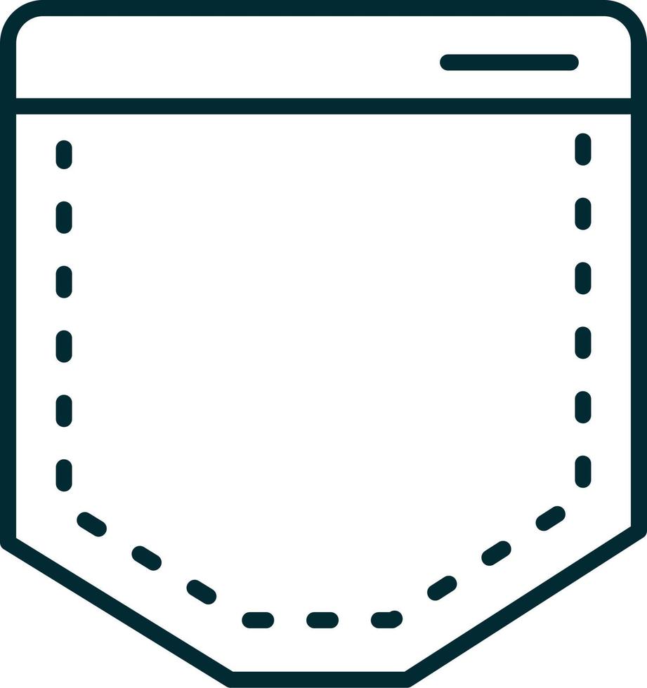 Pocket Vector Icon