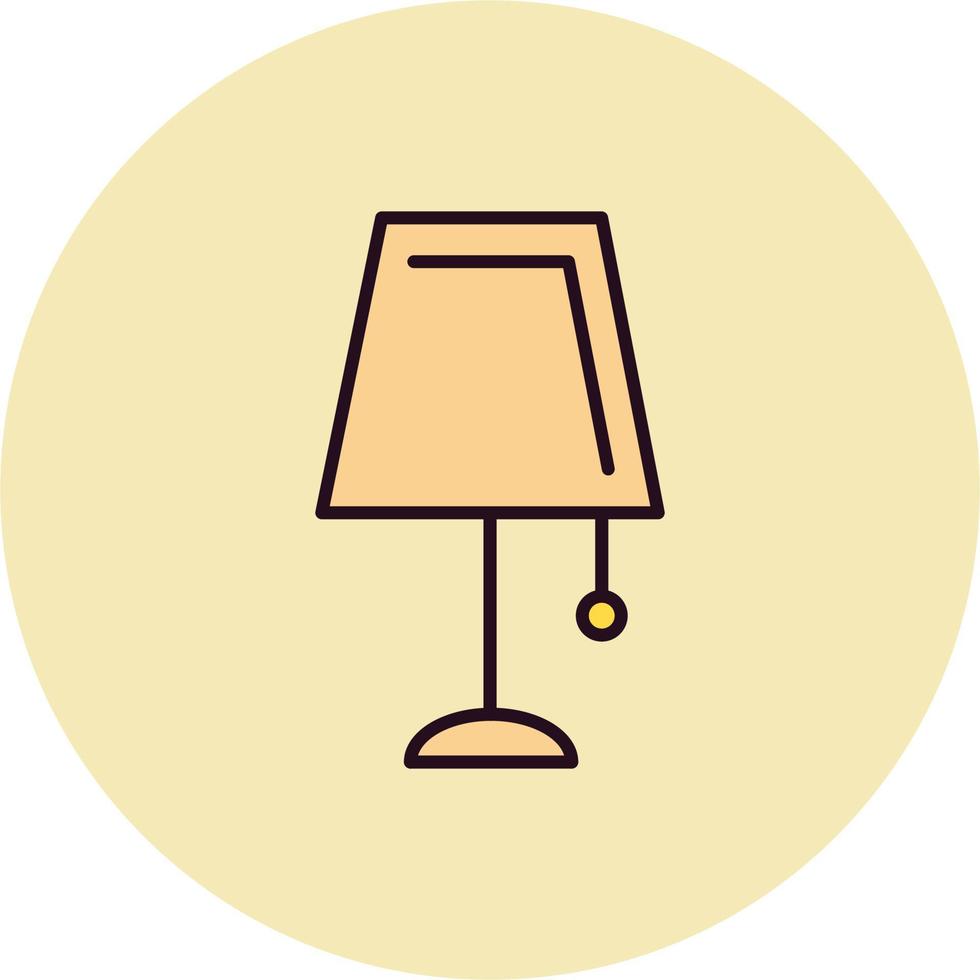 Desk lamp Vector Icon