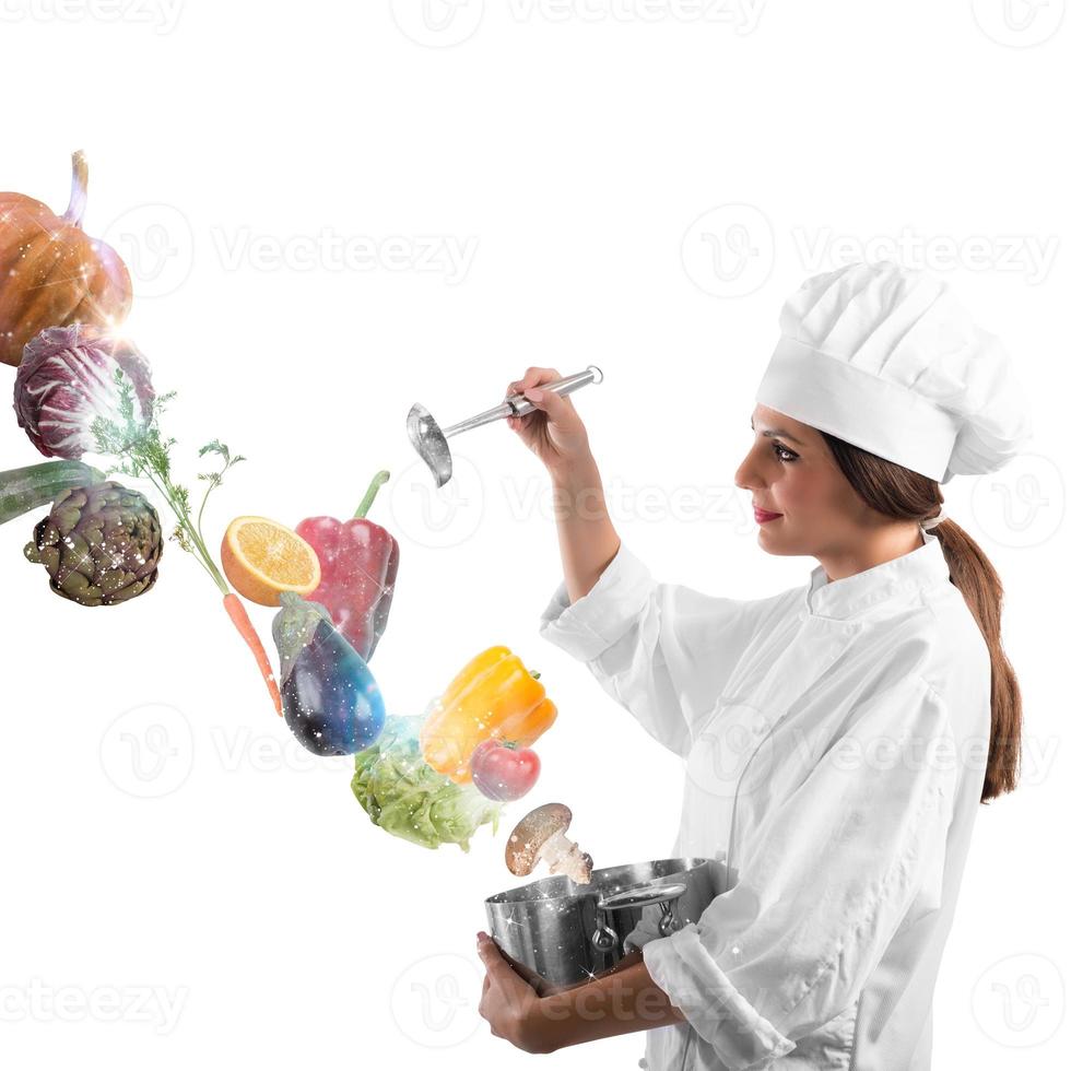 Magic in cooking photo