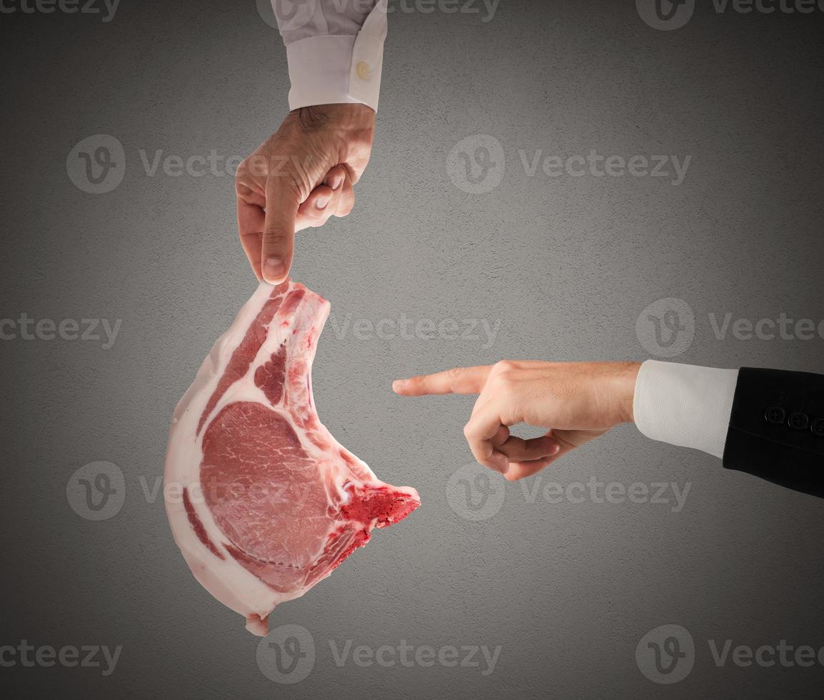 Negative judgment for Meat photo