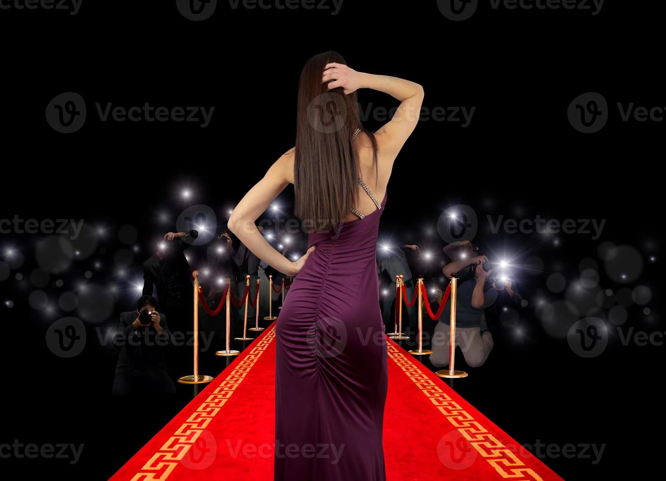 Celebrity on red carpet photo