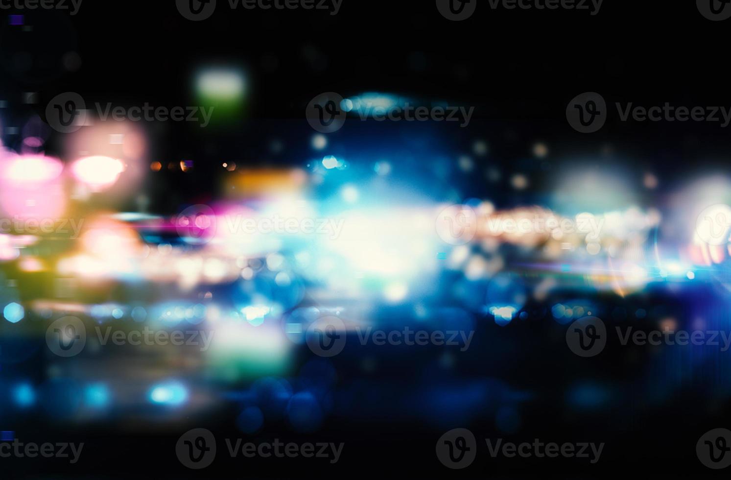 Modern abstract motion banner on dark background photo