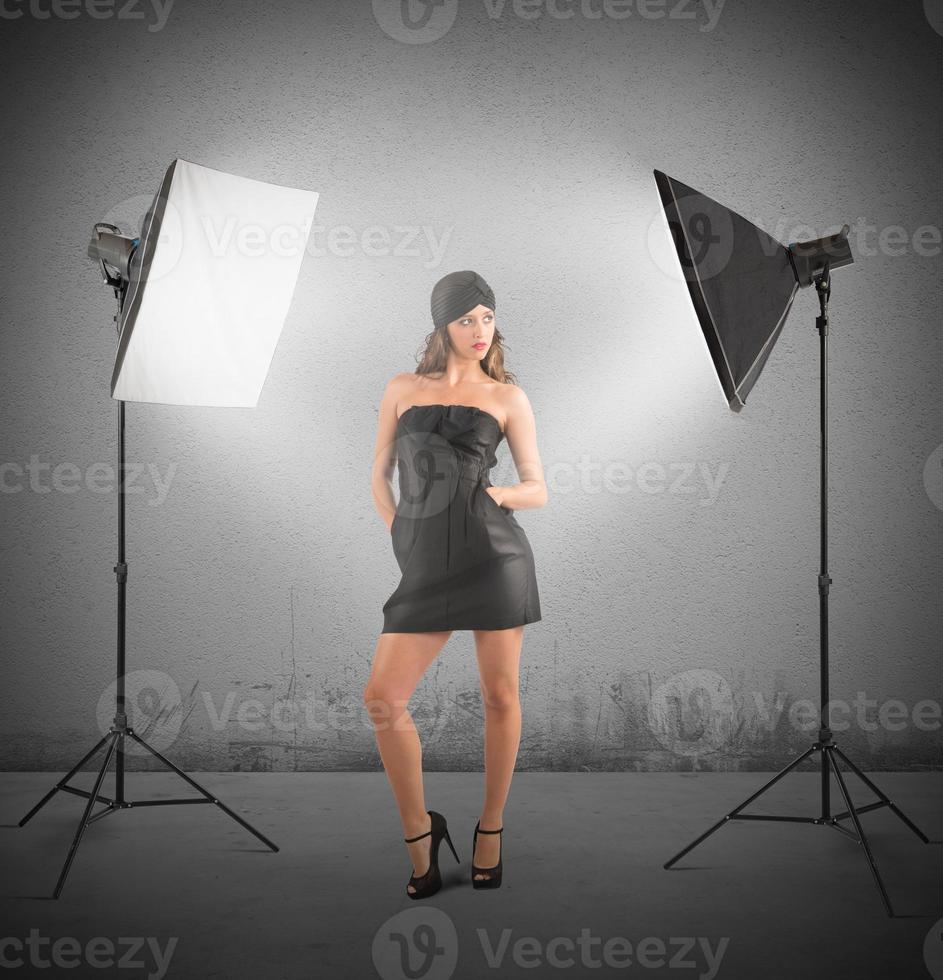 Girl photo studio