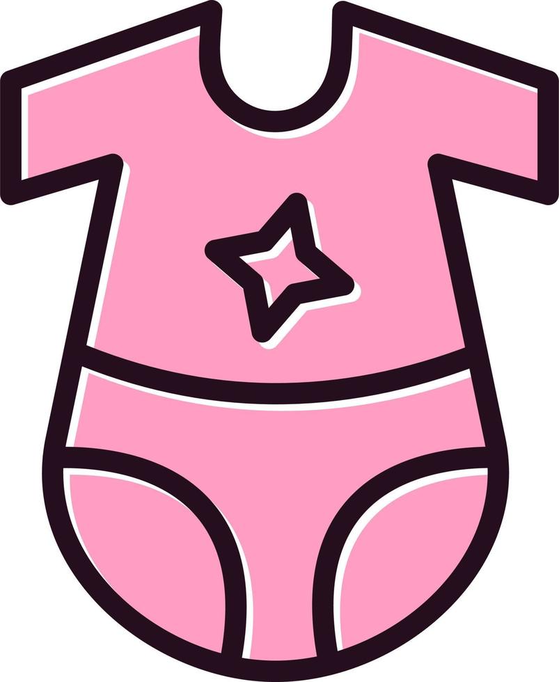 bebé vestir vector icono