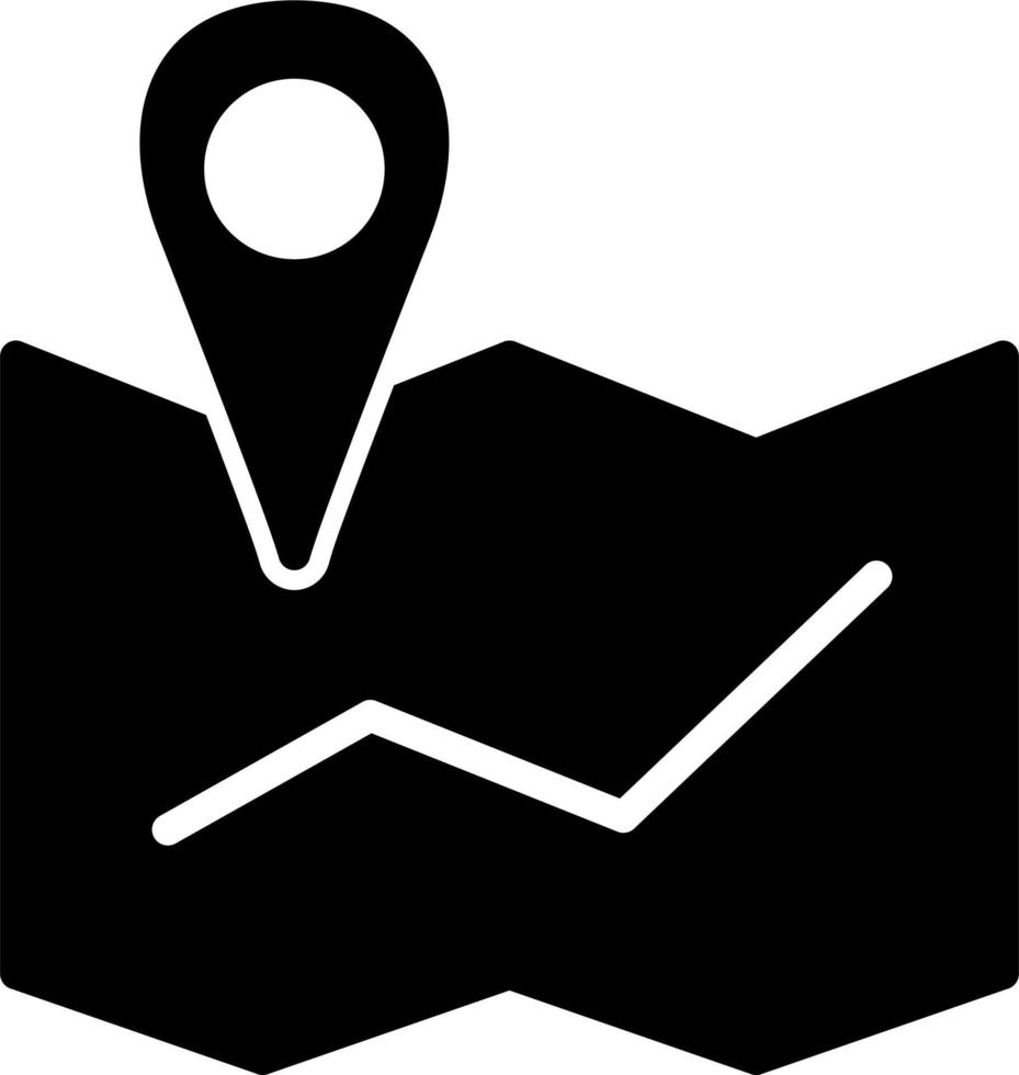 icono de vector de mapa