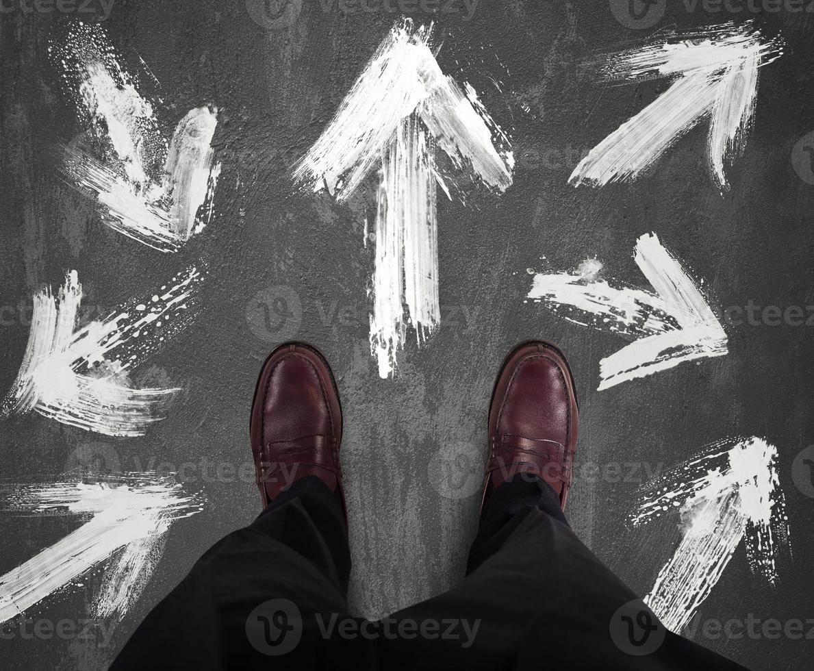 Choices of a businessman photo