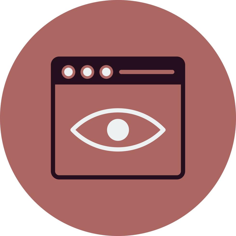 Online Impression Vector Icon