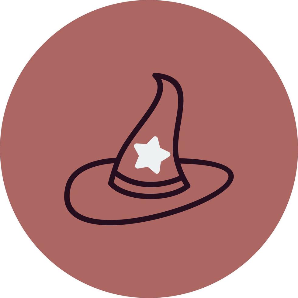 icono de vector de sombrero mágico