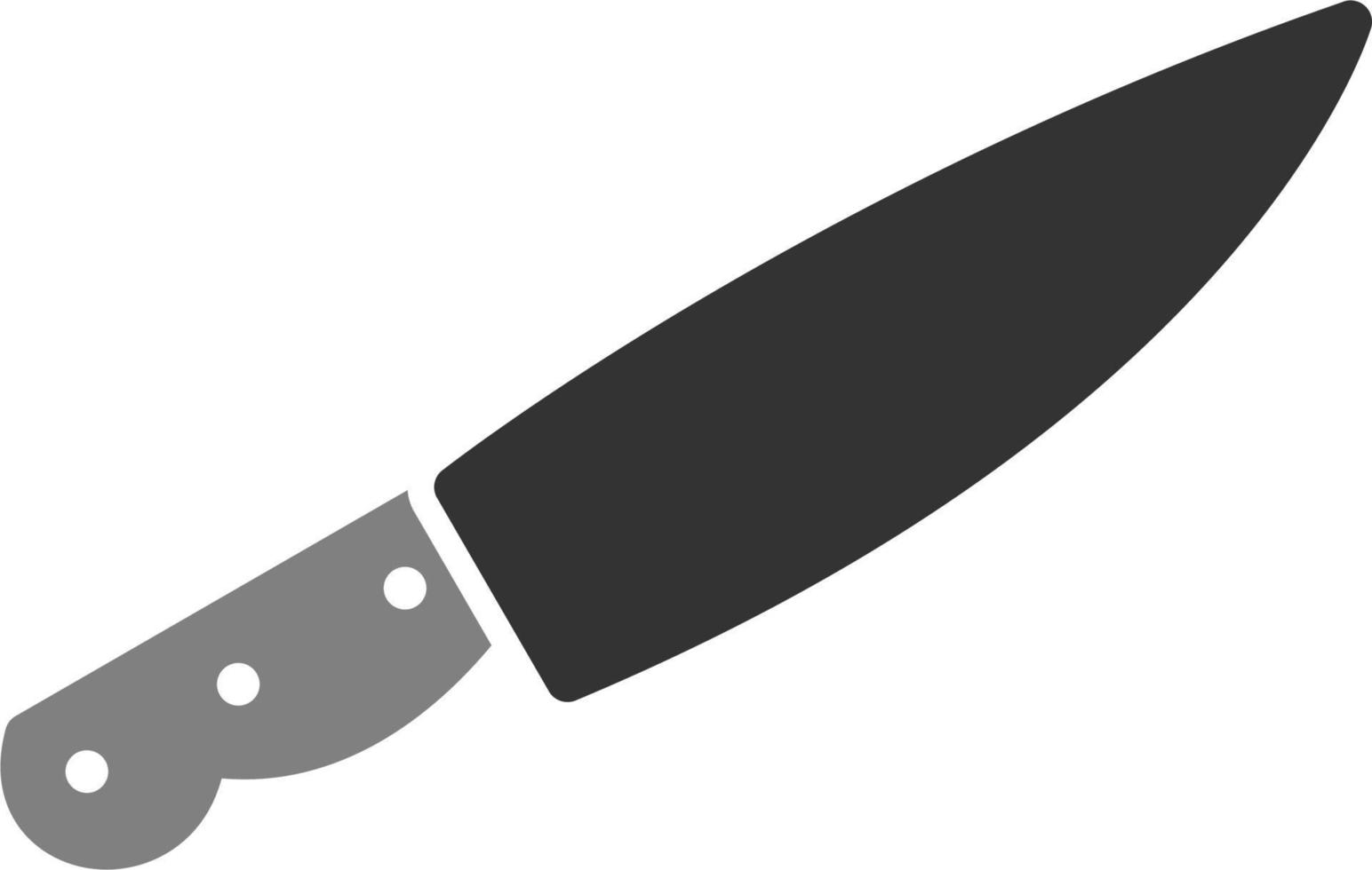 icono de vector de cuchillo