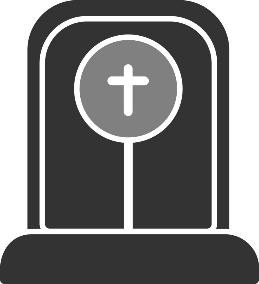 icono de vector de cementerio