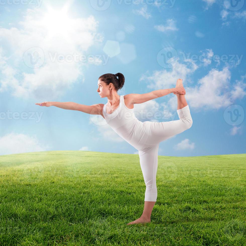 Pilates on the lawn photo