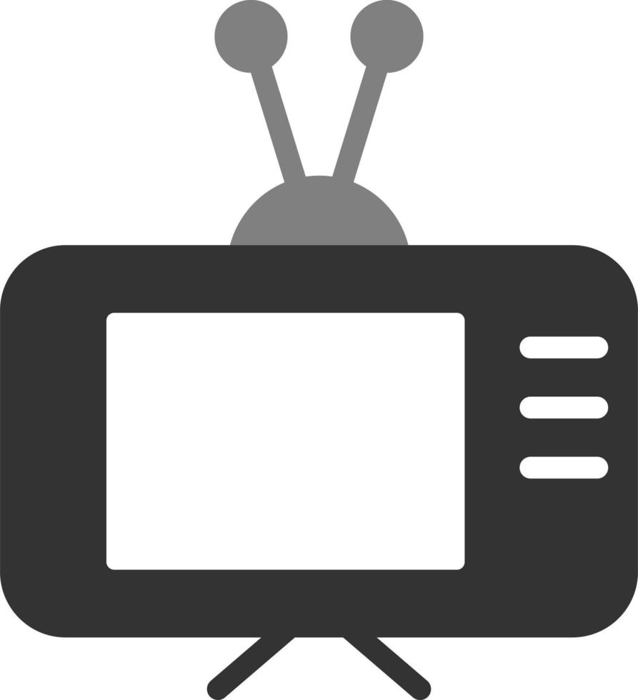 Old Tv  Vector Icon