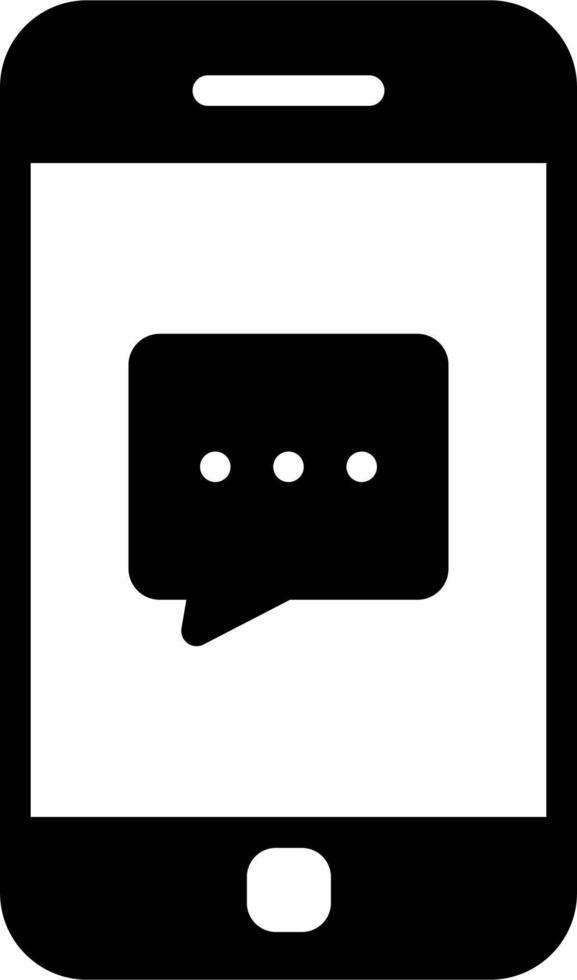 Phone Chat Vector Icon